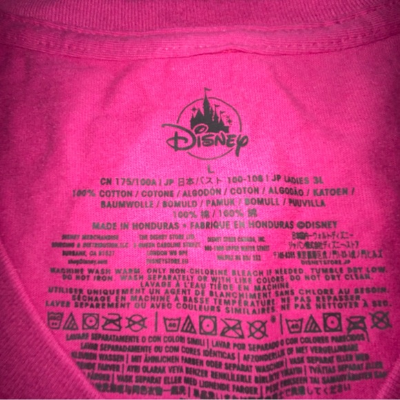 Disney V Neck T-Shirt - Picture 2 of 4